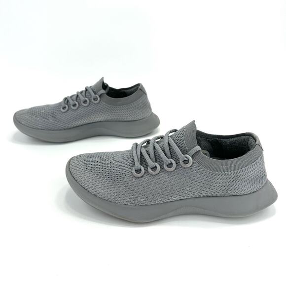 Allbirds TD Tree Dashers Men Running Shoes/Sneakers Sz 9.5 Gray Mesh Sustainable - Picture 1 of 16
